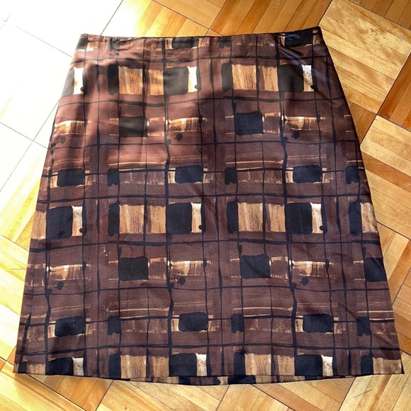 Prada Dresses & Skirts - Prada | 100% silk brown skirt | size 42